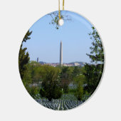 Washington Monument Keramisch Ornament (Links)