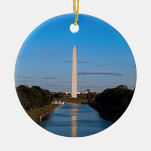 Washington Monument Keramisch Ornament (Voorkant)