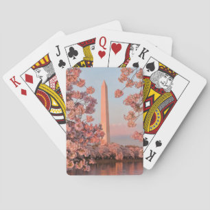 Washington Monument - Kersenbloesem Pokerkaarten
