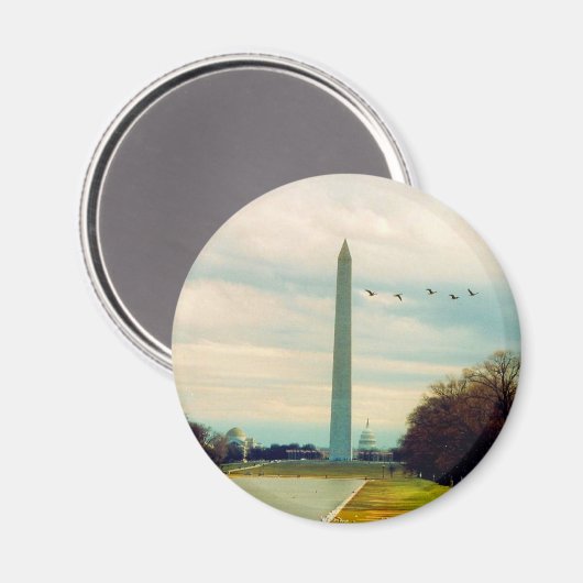 washington-monument magneet (Voorkant / Achterkant)