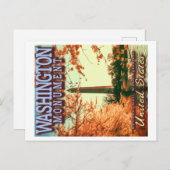 WASHINGTON MONUMENT - NATIONAL MALL WASHINGTON DC BRIEFKAART (Voorkant / Achterkant)