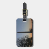 Washington Monument op Sunset Bagagelabel (Voorkant verticaal)