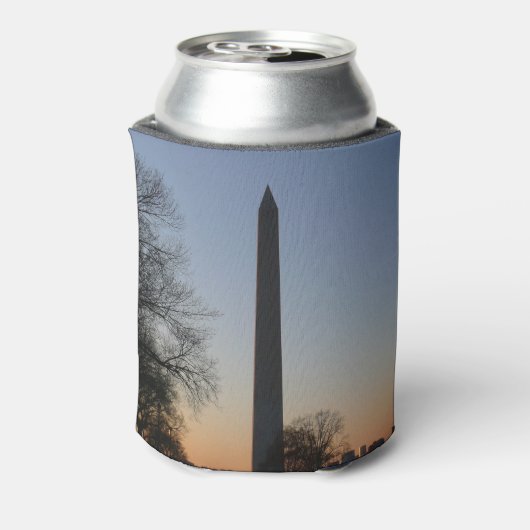 Washington Monument op Sunset Blikjeskoeler (Blikje Achterkant)