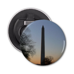 Washington Monument op Sunset Button Flesopener