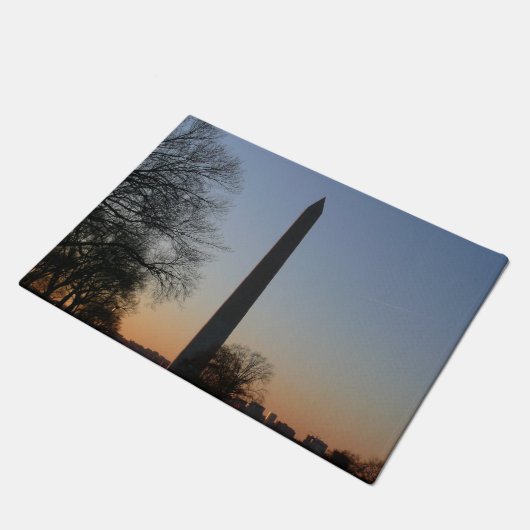 Washington Monument op Sunset Deurmat (Schuin)