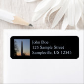 Washington Monument op Sunset Etiket (Insitu)