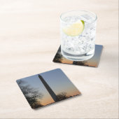 Washington Monument op Sunset Kartonnen Onderzetters (Insitu)