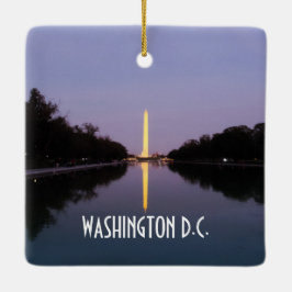 Washington Monument op Sunset Keramisch Ornament