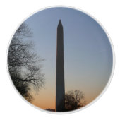 Washington Monument op Sunset Keramische Knop (Voorkant)