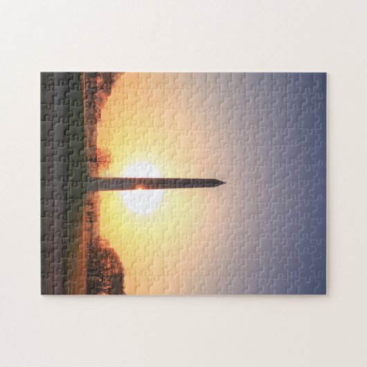 Washington Monument op Sunset Legpuzzel (Horizontaal)