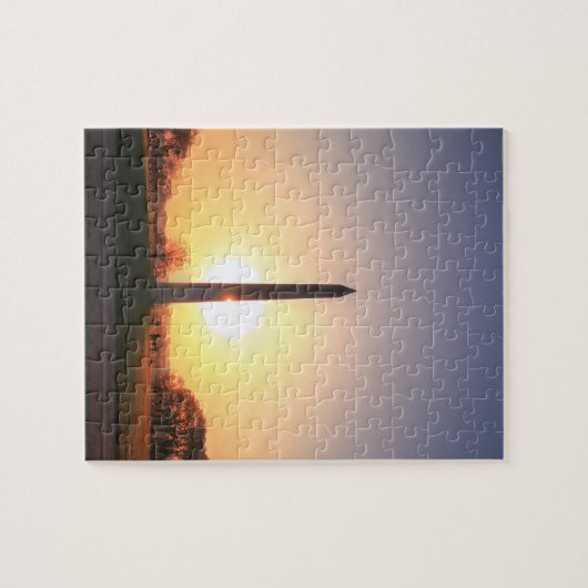Washington Monument op Sunset Legpuzzel (Horizontaal)