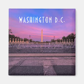 Washington Monument op Sunset Magneet (Voorkant)
