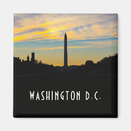 Washington Monument op Sunset Magneet