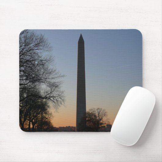 Washington Monument op Sunset Muismat (Met muis)