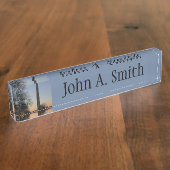 Washington Monument op Sunset Naambordje (Zijkant)