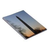 Washington Monument op Sunset Notitieboek (Rechterzijde)