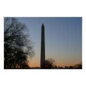 Washington Monument op Sunset Perfect Poster (Voorkant)