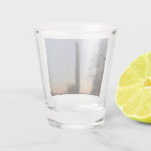 Washington Monument op Sunset Shot Glas (Achterkant)