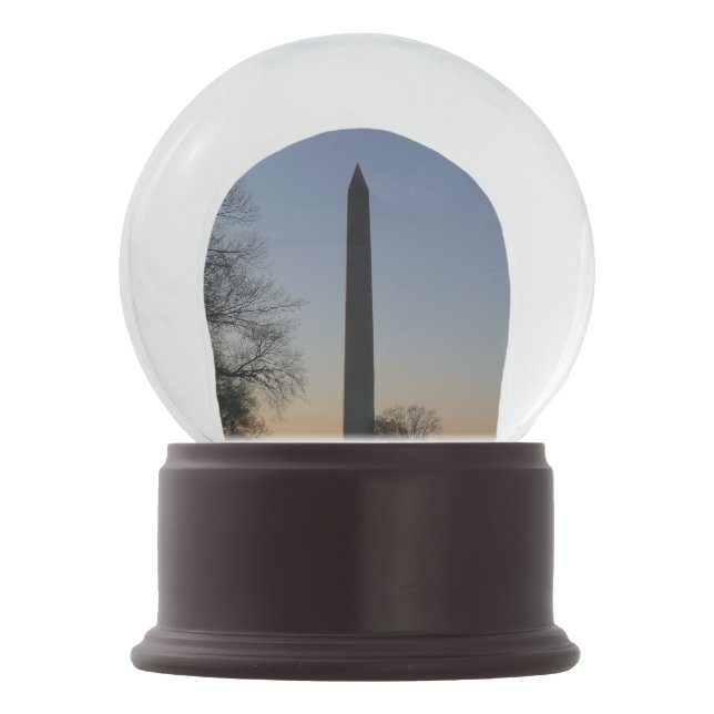 Washington Monument op Sunset Sneeuwbol (Voorkant)