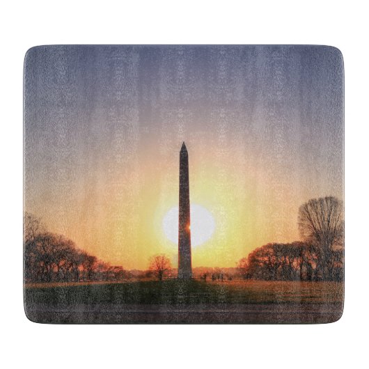 Washington Monument op Sunset Snijplank (Voorkant)