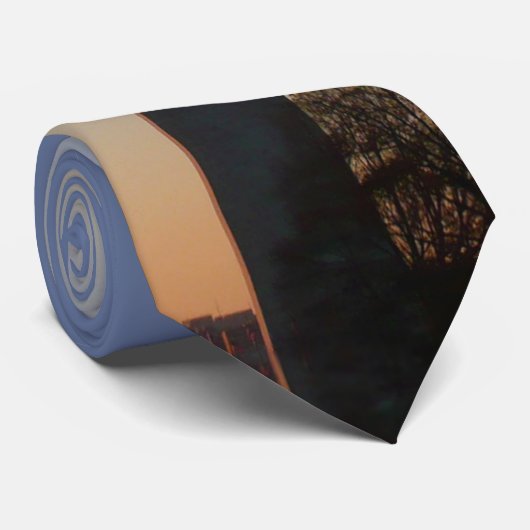 Washington Monument op Sunset Stropdas (Opgerold)