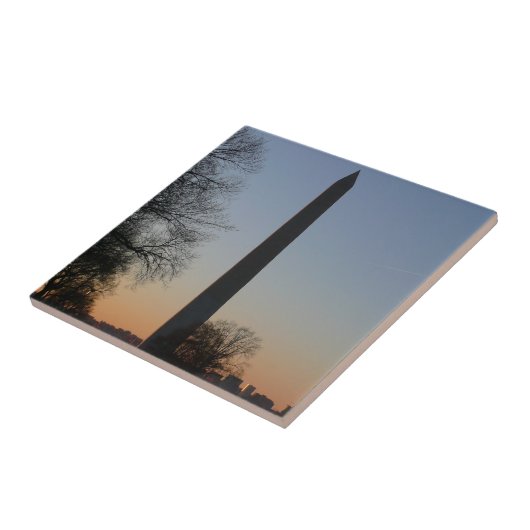 Washington Monument op Sunset Tegeltje (Zijkant)