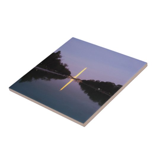 Washington Monument op Sunset Tegeltje (Zijkant)