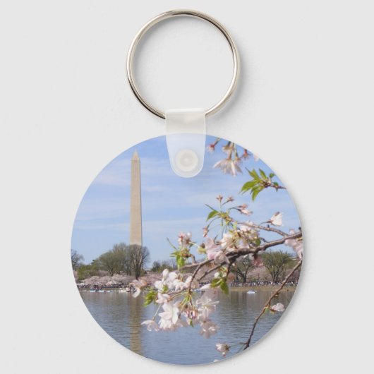 Washington Monument Prachtige Gifts Sleutelhanger (Voorkant)