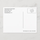 Washington Monument, Reflecterende Pool, Washingto Briefkaart (Achterkant)