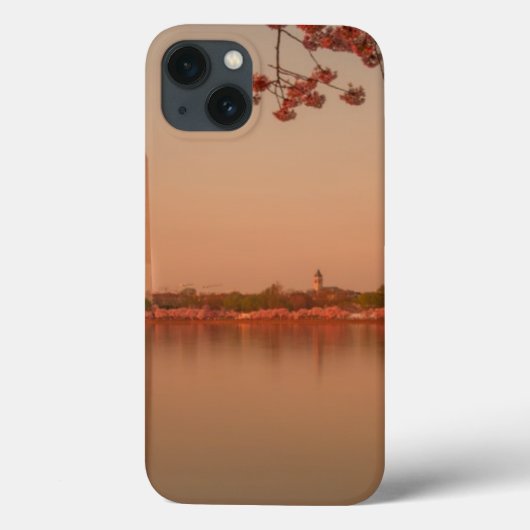 Washington Monument Sakura bij zonsondergang. Case-Mate iPhone Case (Achterkant)
