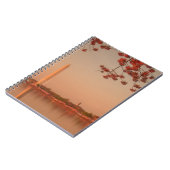 Washington Monument Sakura bij zonsondergang. Notitieboek (Linkerzijde)