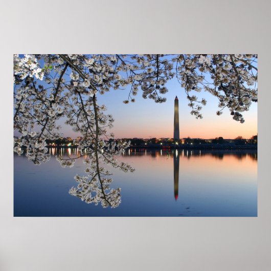 Washington Monument Spring Morning Poster (Voorkant)