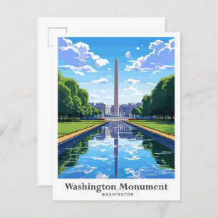Washington Monument Verenigde Staten Briefkaart