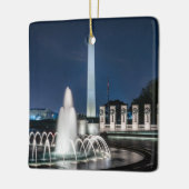 Washington Monument Verenigde Staten George Washin Keramisch Ornament (Links)