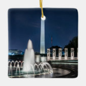 Washington Monument Verenigde Staten George Washin Keramisch Ornament (Voorkant)