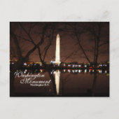Washington Monument, Washington D.C. Briefkaart (Voorkant)