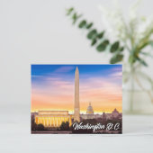 Washington Monument, Washington D.C., Verenigde St Briefkaart (Staand voorkant)