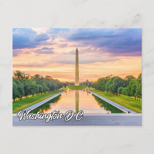Washington Monument, Washington, D.C., VS Briefkaart (Voorkant)