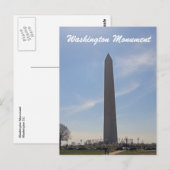 Washington Monument Washington DC 003 Briefkaart (Voorkant / Achterkant)