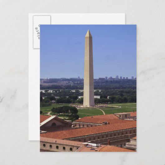 Washington Monument, Washington DC Briefkaart (Voorkant / Achterkant)