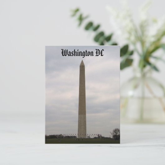Washington Monument, Washington DC Briefkaart (Staand voorkant)