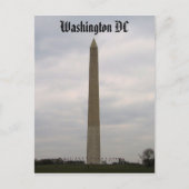 Washington Monument, Washington DC Briefkaart (Voorkant)