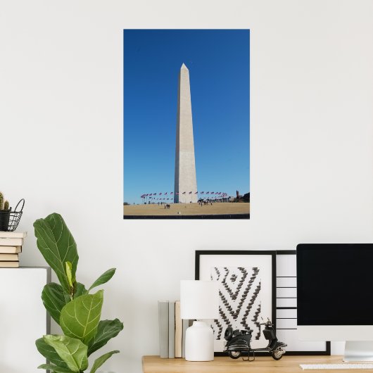 Washington Monument, Washington DC Poster (Thuiskantoor)