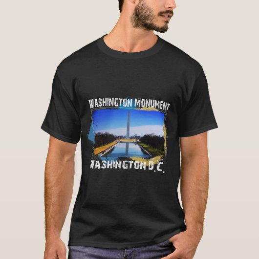 Washington Monument, Washington DC T-shirt design (Voorkant)