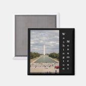 Washington Monument, Washington DCWashington Monum Magneet (Voorkant / Achterkant)
