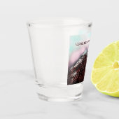 Washington Mount Rainier in de staat Evergreen Shot Glas (Links)