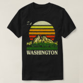 Washington  Mount Rainier Mountain Sunset S T-shirt (Design voorkant)
