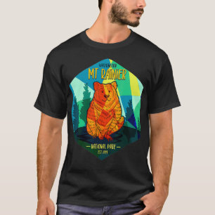Washington Mount Rainier National Park T-shirt Bee