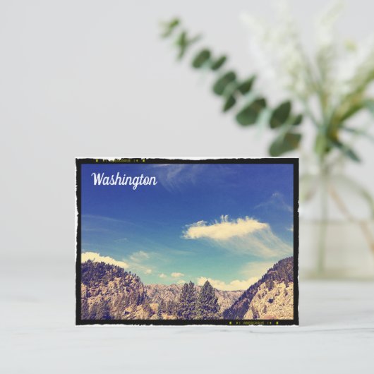 Washington Mountain Hills Briefkaart (Staand voorkant)