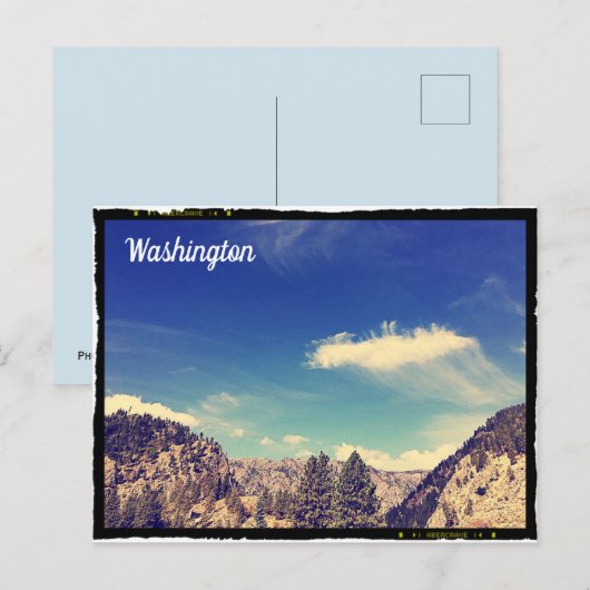 Washington Mountain Hills Briefkaart (Voorkant / Achterkant)